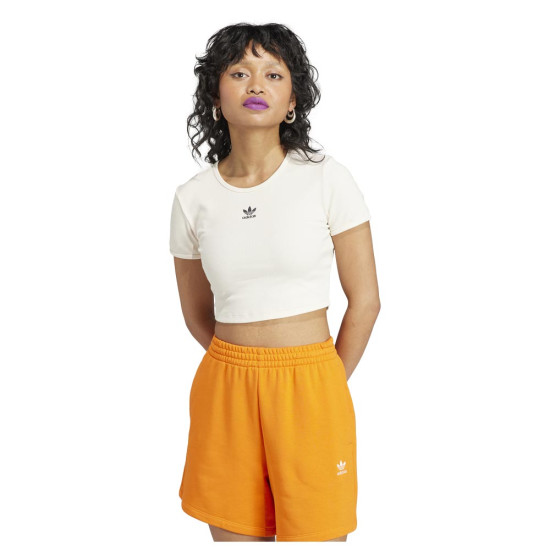 Adidas Γυναικεία κοντομάνικη μπλούζα Essentials Rib Tee